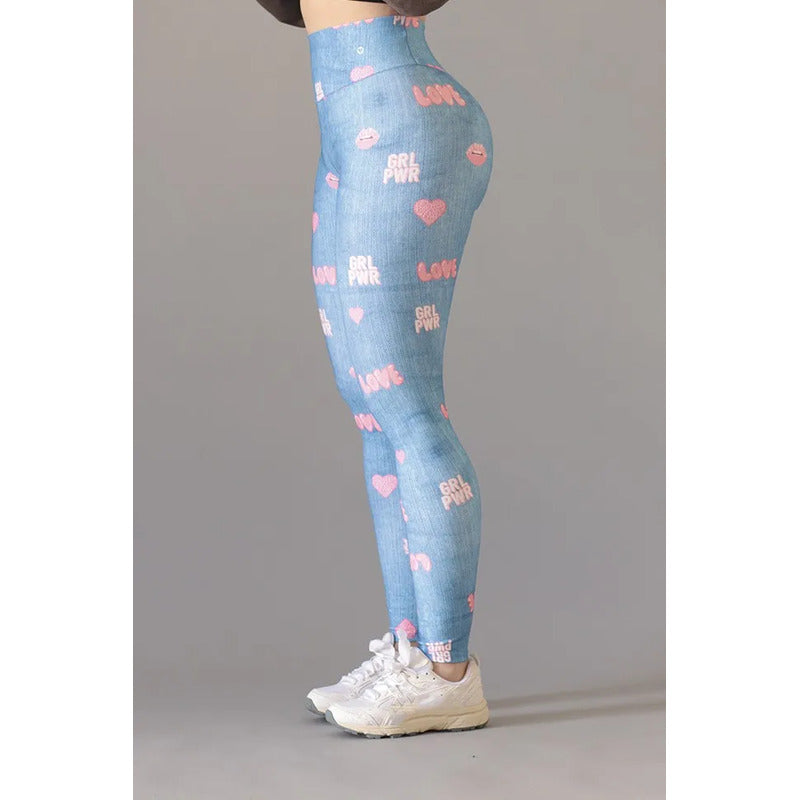 Legging Deportivo Lycra Colombiana Gala Sport Push Up Rita