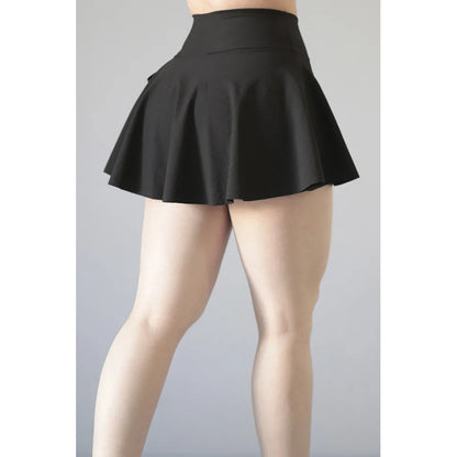 Short Deportivo Lycra Colombiana Gala Sport Elite Lead Negro Falda Short Crown Nil Negra Ch/m