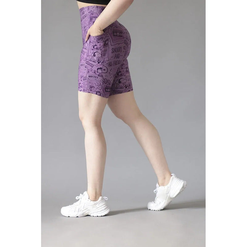 Legging Short Deportivo Colombiano Gala Sport Elite Snoopy Ch/m