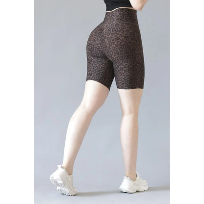 Biker Deportivo Lycra Colombiana Gala Sport Elite West Marrón Push Up Biker 6696 Leopardo G/xg