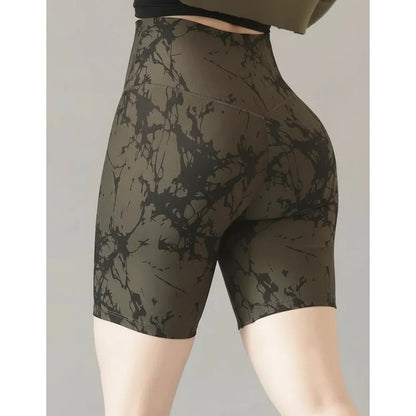 Biker Short Deportivo Lycra Colombiana Gala Sport Saturn Verde Musgo Push Up Biker 7396 Design Ch/m
