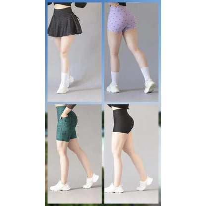 Kit 3 Prendas Deportivas Dama Biker Short O Falda Multicolor Preguntar Por Modelos Disponibles Ch/m/g