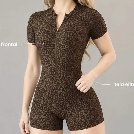 Legging Jumpsuit Lycra Colombiana Gala Sport Enterizo Pony Ch/m/g