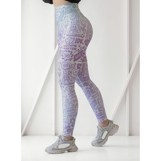 Legging Deportivo Lycra Colombiana Gala Sport Push Up Nuez