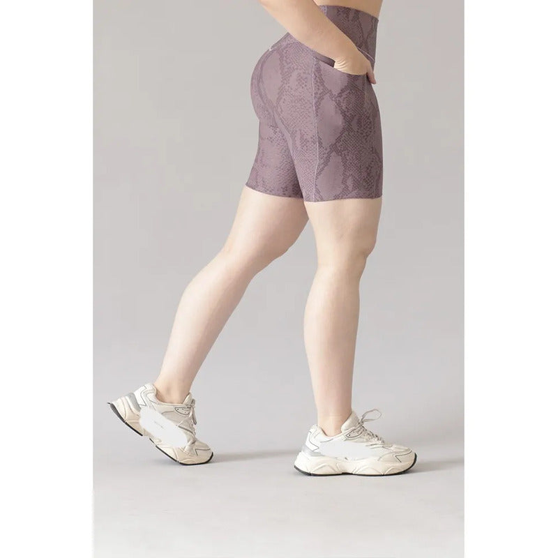 Short Deportivo Lycra Colombiana Gala Sport Pocket Marino
