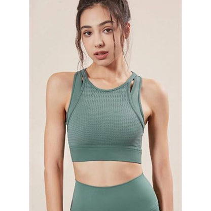 Top Lycra Deportiva Gala Sport Alto Impacto Diamond Black