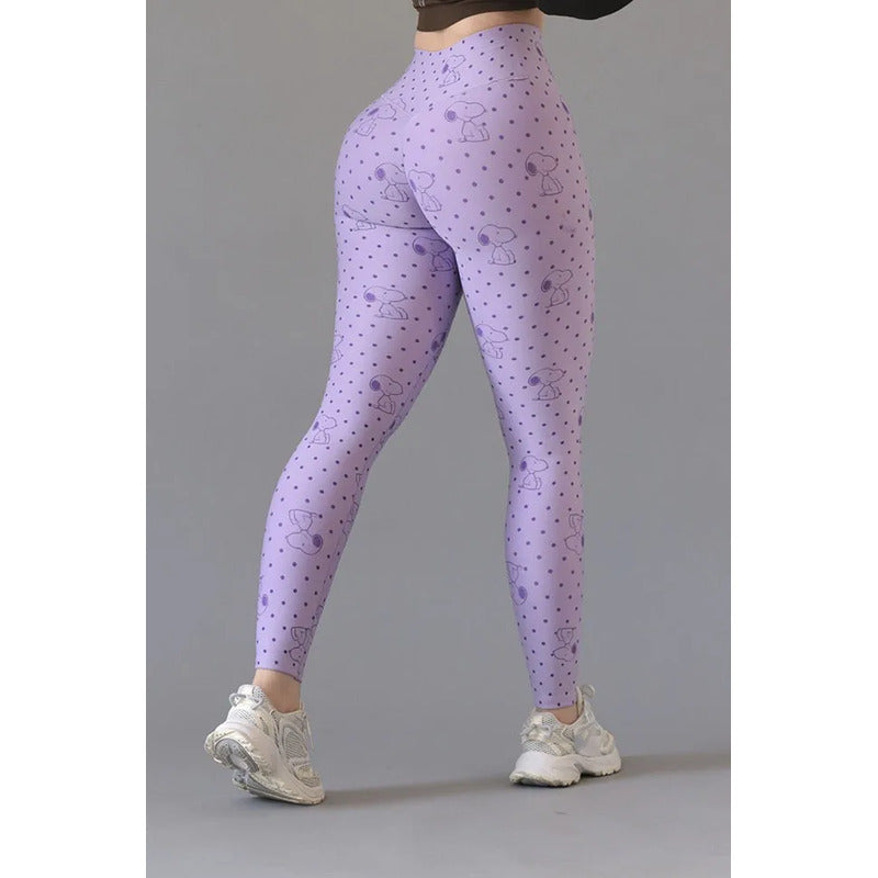 Legging Deportivo Lycra Colombiano Galasport Elite605 Snoopy