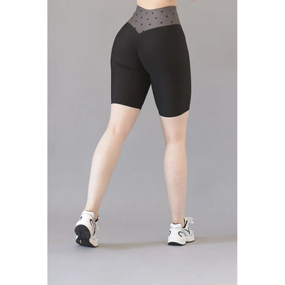 Biker Short Deportivo Colombiano Gala Sport Elite Glam Negro Push Up Biker Negra 7328 Ch/m