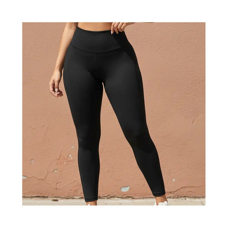 Legging Deportivo Lycra Colombiana Gala Sport Elite Carte Negro Yow Negro Liso G/xg