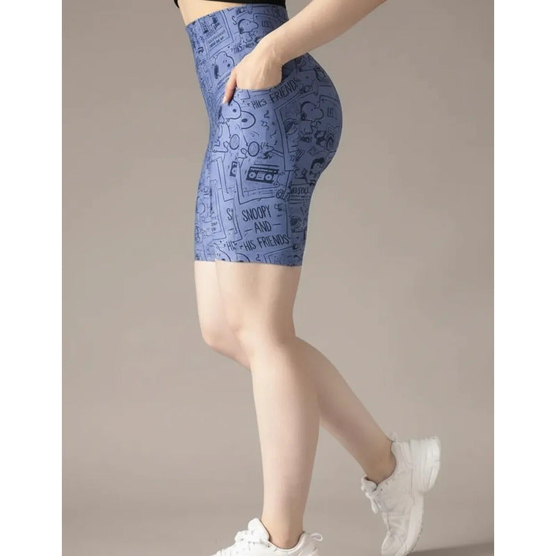 Legging Short Deportivo Colombiano Gala Sport Elite Snoopy Ch/m