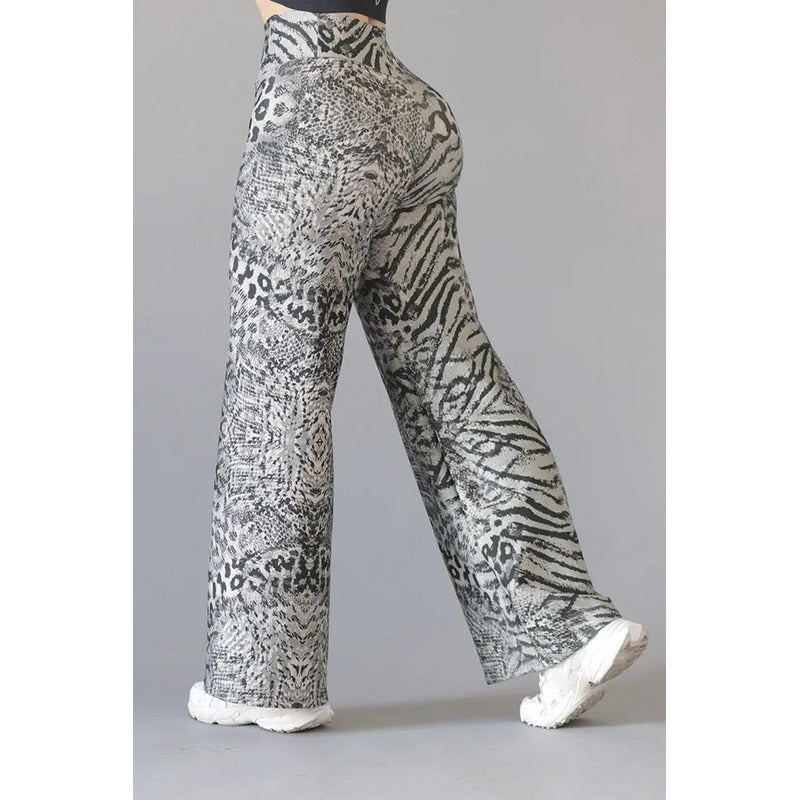 Legging Deportivo Lycra Colombiana Gala Sport Elite Skeleton Gris Pants Int 6865 Design Ch/m
