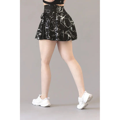Legging Short Deportivo Colombiano Gala Sport Elite Mike Negro Falda Short Crown Beta Plata Negra Ch/m