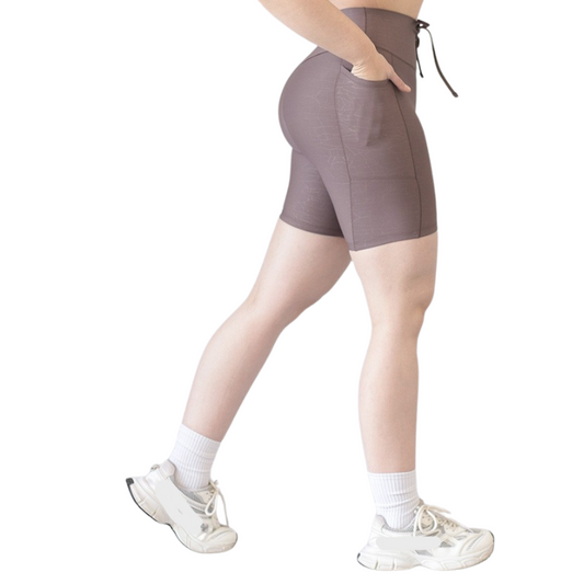 Colombian Lycra Sports Shorts Gala Sport Pocket Sage