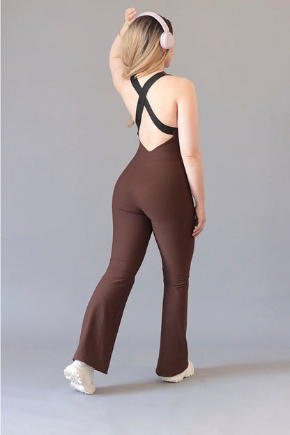 Legging Jumpsuit Lycra Colombiana Gala Sport Enterizo Clear