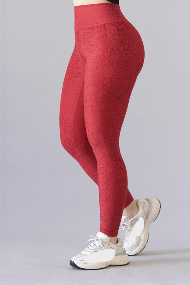 Colombian Lycra Sports Legging Gala Sport Elite Ny Pink