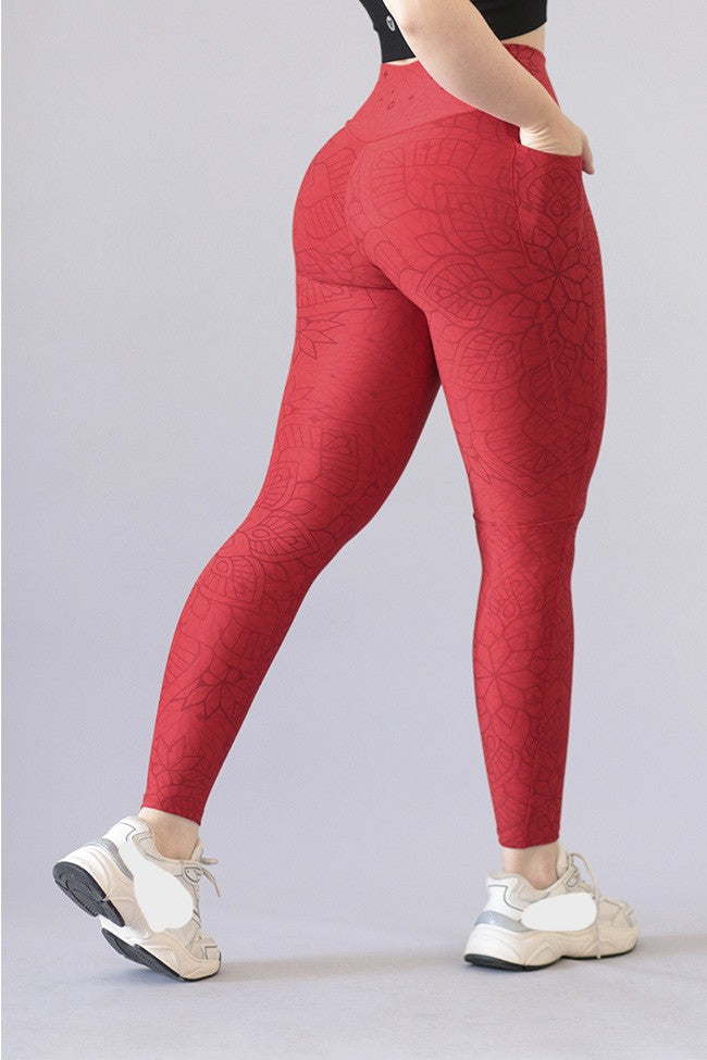 Colombian Lycra Sports Legging Gala Sport Elite Ny Pink
