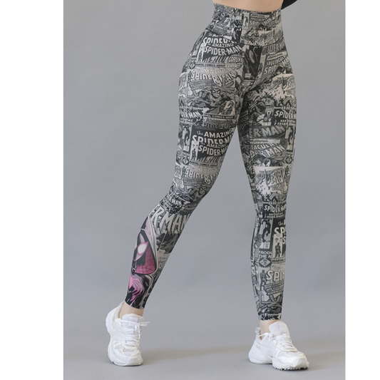 Legging Deportivo Lycra Colombiana Galasport Elite Spiderman