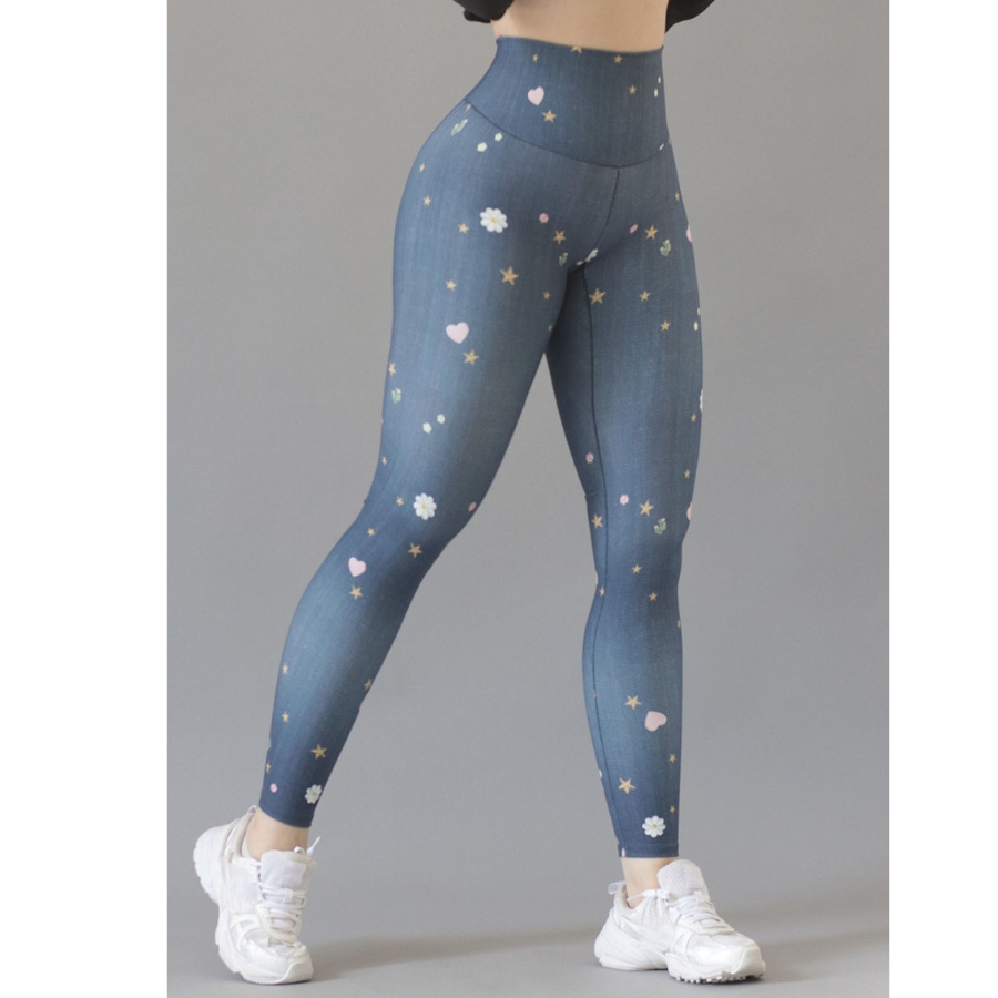 Legging Deportivo Lycra Colombiana Gala Sport Elite Splash