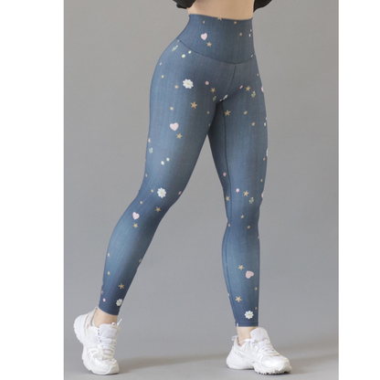 Legging Deportivo Lycra Colombiana Gala Sport Elite Splash