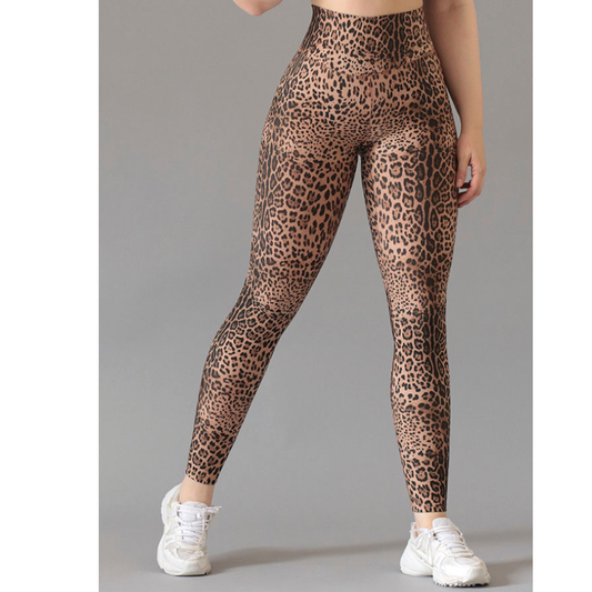Legging Deportivo Lycra Colombiana Gala Sport Push Up Pard