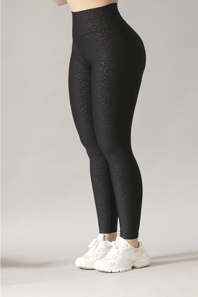 Legging Lycra Colombiana Gala Sport Push Up Pocket Red