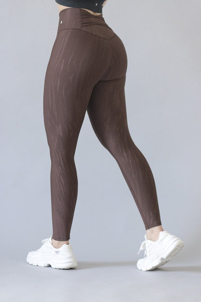 Legging Lycra Colombiana Galasport Elite Pushup Pocket Verde