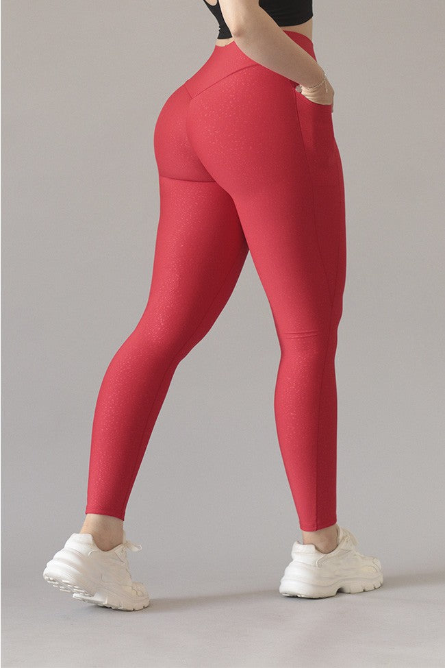 Legging Deportivo Lycra Colombiana Gala Sport Elite Red