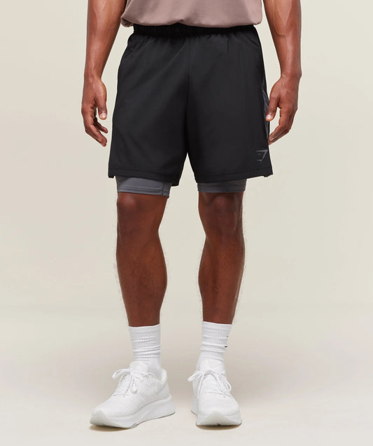 Sport 7" 2 in 1 Shorts Gymshark