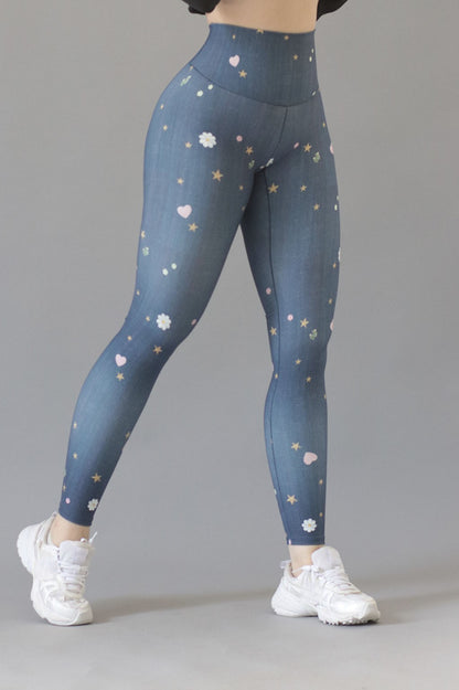 Legging Deportivo Lycra Colombiana Gala Sport Elite Splash