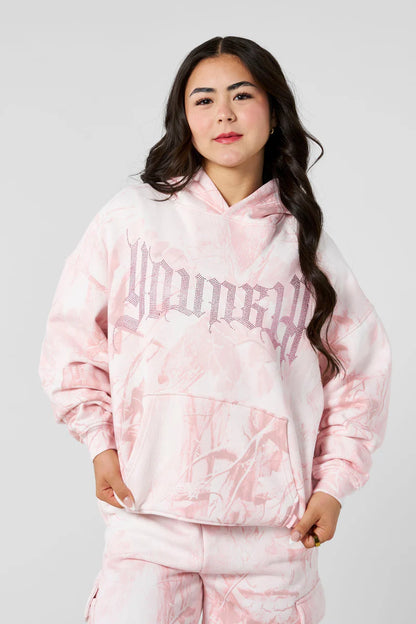 W5168 - Camo Bling Hoodie Youngla