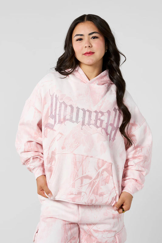 W5168 - Camo Bling Hoodie Youngla