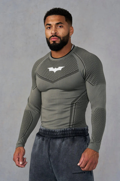 8004- Batman Compression Longsleeves Youngla