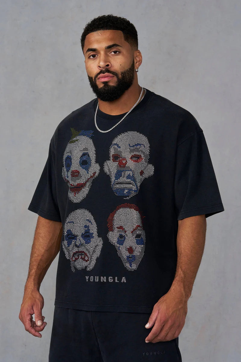Batman Rhinestone Tee Clowns R Youngla