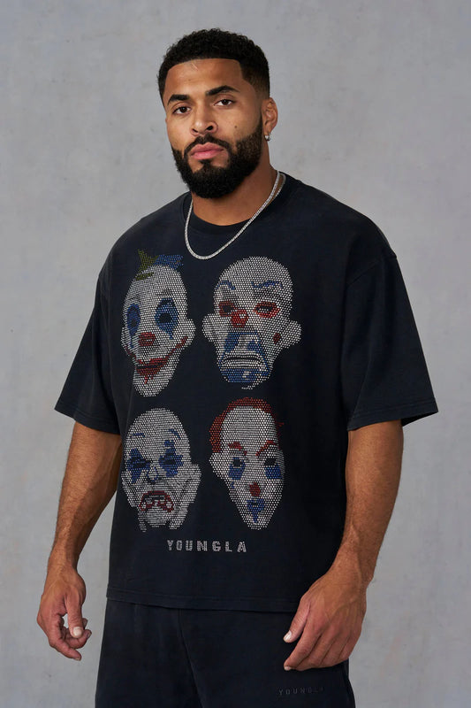 Batman Rhinestone Tee Clowns R Youngla