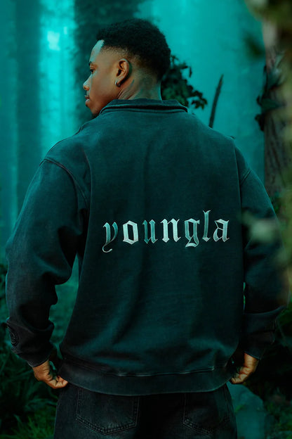 5197 - Quarter Zip Demon Slayer Youngla